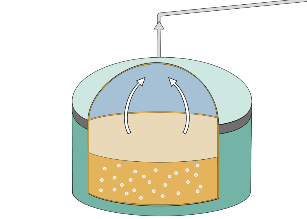 Chemistry of the Biogas Formation Process