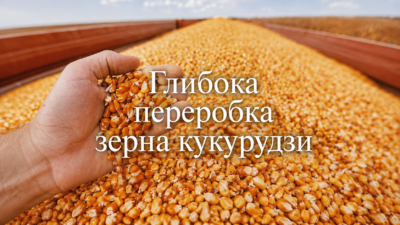 Глибока переробка зерна кукурудзи
