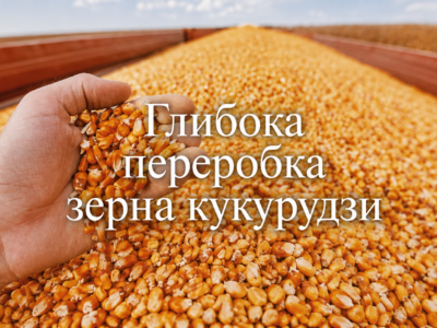 Глибока переробка зерна кукурудзи